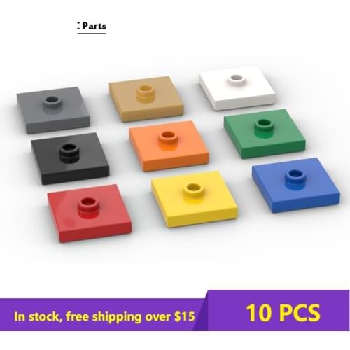 10PCS Plate Brick 23893 87580 2x2 High-Techalal Changeover Catch For Building Blocks Parts DIY Educational Creative Gft Toys