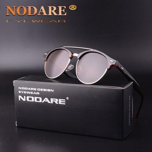 New Fashion Semi Rimless Polarized Sunglasses Men Women Brand Designer Half Frame HD Sun Glasses Classic Oculos De Sol UV400