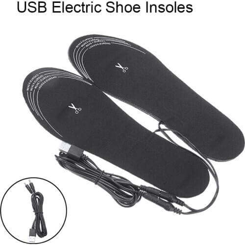 USB Electric Heated Shoe Insoles Warm Sock Feet Heater Foot Winter Warmer Pad Evenly Heated Warmer Warming Products
