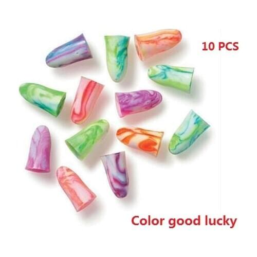 10Pcs Foam Soft Ear Plugs Noise Reduction Earplugs Protetor Auricular Orejeras For Sleeping Study Travel Noise Prevent