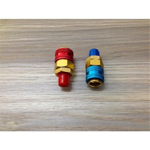 For R134a joint automotive air conditioning and fluoride tool refrigerant charging Freon refrigerant quick connector