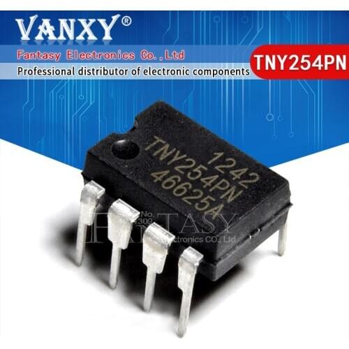 10PCS TNY254PN DIP8 TNY254P DIP TNY254 254PN DIP-8 IC