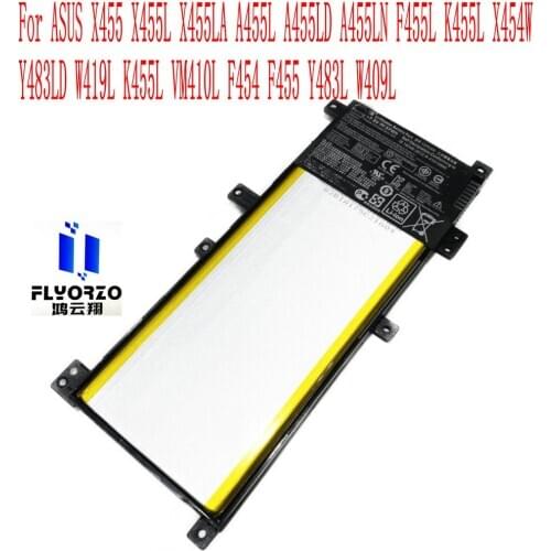 100% Brand New 4829mAh C21N1401 Battery For ASUS X455 X455L X455LA A455L A455LD A455LN F455L K455L X454W Y483LD W419L K455L