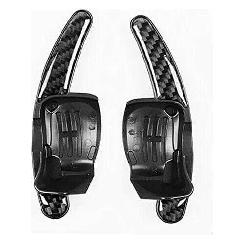 2pcs Car Steering Wheel Shift Paddle Blade for 5//Jedda/Passat/Touran Black