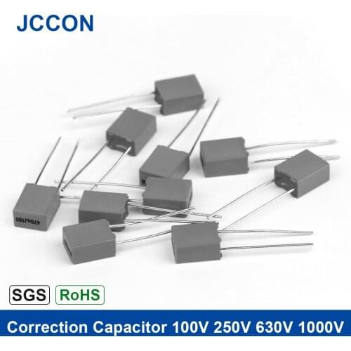 20Pcs Correction Capacitor Polypropylene Safety Plastic Film Capacitor 100V 1nF ~ 470nF 102J 103J 104J 394J 475J 223J