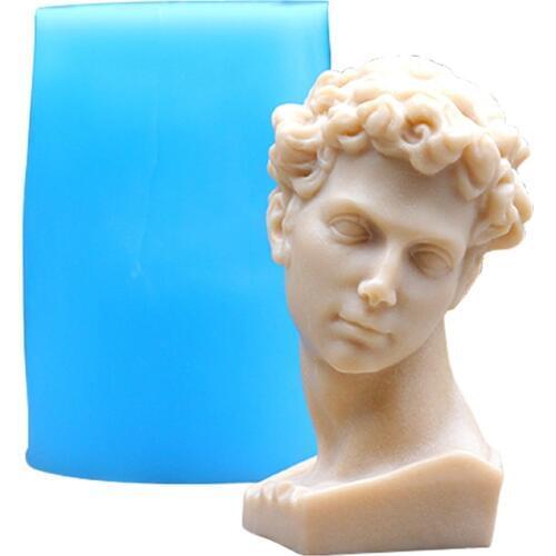 3D Soap Mold Famous Sculpture Giuliano DIY Handmade Craft Resin Clay Decorating Tool DIY Plaster Mould