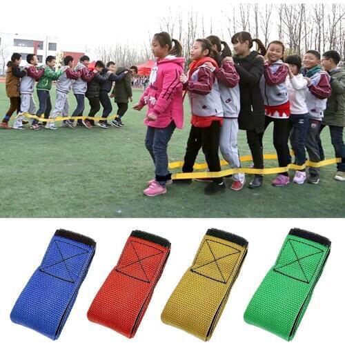 Outdoor 4 People Giant Footsteps Teamwork Games Training Sport Interactive Toy