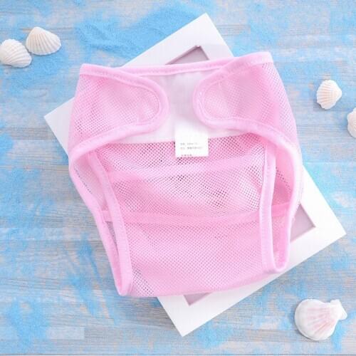 Newborn Cotton Cloth diaper adjustable reusable solid breathable baby diaper Nappies for infant Washable Nappy CM
