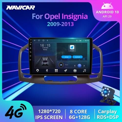 2Din Android10.0 Car Radio For Opel Insignia 2009-2013 Stereo Receiver GPS Navigation Auto Radio DSP Car Multimedia Player IGO
