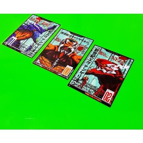 Car Sticker Motorcycle Guitar Case Decals for Classic Cartoon Anime New Century EVA No. 1 Machine Aya Poli Asuka