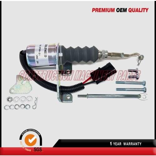 1751ES solenoid, SA-3799 SA-3799-24 6290050 Fuel Shutdown Solenoid Valve (24V right mounted)