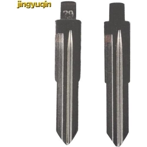 Jingyuqin 10PCS Remote Folding Flip NO.29 Replacement Key Blade for Hyundai Sonata Santa fe Refine Remote #29 Key Blade