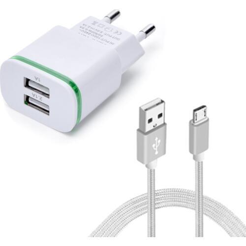 Micro USB Cable or EU Charger For Samsung galaxy a6 j6 j4 j1 j2 core j3 2016 j5 j7 neo 2017 For LG G2 G3 G4 Stylus k4 k7 k8 k10