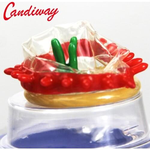3pcs Reusable candy Ring Full Cover Penis Delay Impotence Erection Condoms GSPOT Sex Bob condoms For Men Penis Sleeve Sex Condom