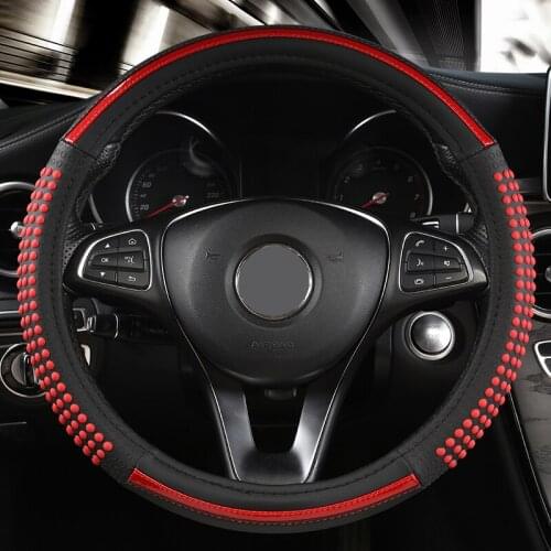 ZHOUSHENGLEE Leather Car Steering Wheel Cover For Mazda All Models mazda 3 Axela 2 5 6 8 atenza CX-4 CX-7 CX-9 CX-3 MX-5 CX-5
