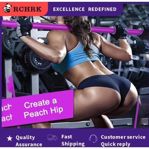 Portable Yoga Pilates Bar Stick with Resistance Band Home Gym Muscle Toning Bar Fitness Stretching Sports Body Workout Exercise