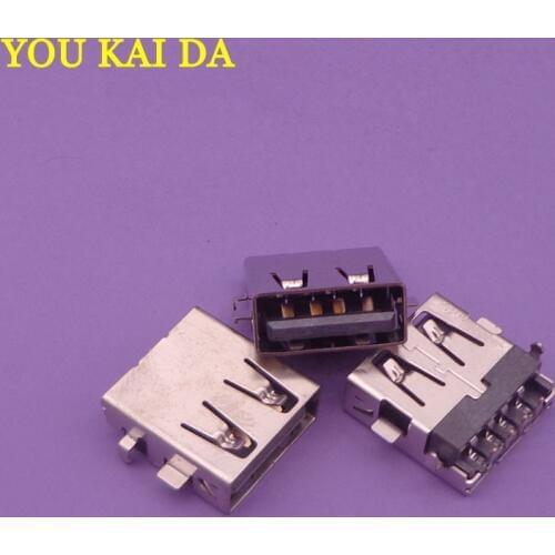 10pcs/lot Laptop USB Jack 2.0 brand laptop 2.0 USB Jack Female Socket for Acer Aspire 5749 usb connector port free shipping