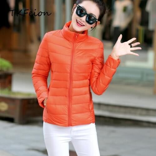 Женские стеганые куртки TKFeion China At AliExpress