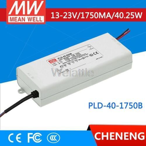 MEAN WELL original PLD-40-1750B 23V 1750mA meanwell PLD-40 23V 40.25W Single Output LED Switching Power Supply