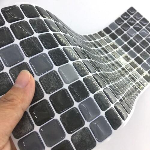 3D Waterproof Self Adhesive Wall Decal Stickers Mosaic Tile Home Kitchen Wall Decals Wallpaper Sticker 1/5/10 Pieces Home Decor