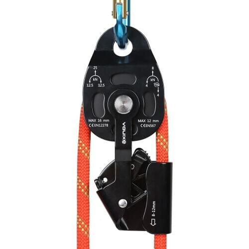 Top Quality XINDA Professional Lift Weight Pulley Device Rescue Survive Gear outdoor rock climb high altitude