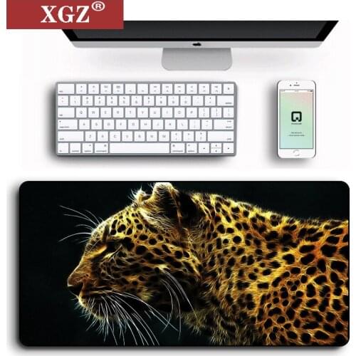 XGZ Flower Point Tiger Office Mouse Soft Gamer Mouse Pad XXL Portable Desk Mat Notebook Computer Complete Gamer Rubber Anti-skid
