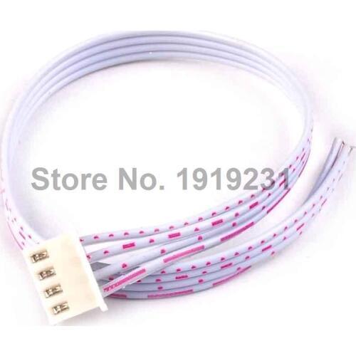 10PCS 20cm XH Red White Ribbon Cable Dual Head Same Direction XH2.54 4P Connector