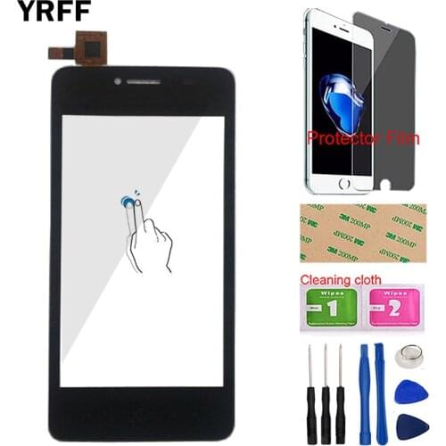 4.0" AF3 Touch Screen Front Glass For ZTE Blade AF3 T221 A5 Pro Touch Screen Digitizer Sensor Panel Tools Protector Film