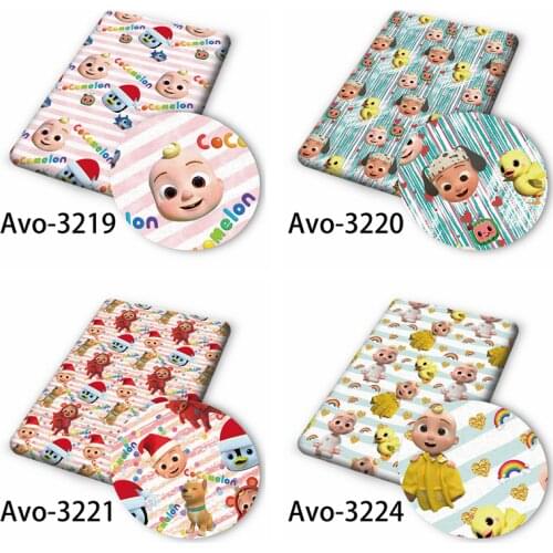 50*150cm Cartoon Merry Christmas Heart Pattern Printed Polyster Cotton Liverpool Bullet Fabric for DIY for Handmade By Yard