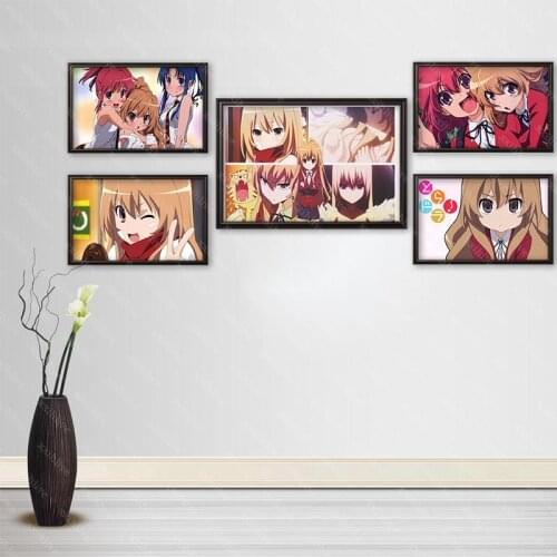 Anime Toradora! Posters Wall Art Decor Picture Modern Home Room Decoration Quality Canvas Painting More Size Customizable