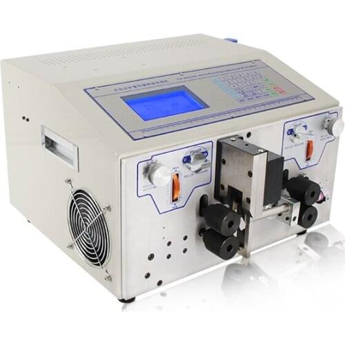 110V/220V Automatic Computer Wire Stripping Machine Sheathed Power Cord Stripping Machine 0.1 - 8mm2 SWT508-HT