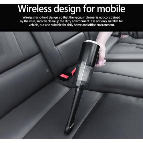 Car Vacuum Cleaner Silent 180w cordless car vacuum cleaner portable Wet Dry Dual Use Strong Suction With 2 Filters usb Handheld