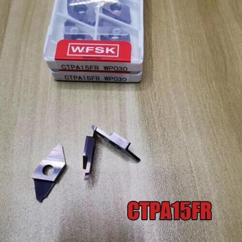 CTPA15FR 10pcs Uncoated, special for copper and aluminum External round slotting blade sharp