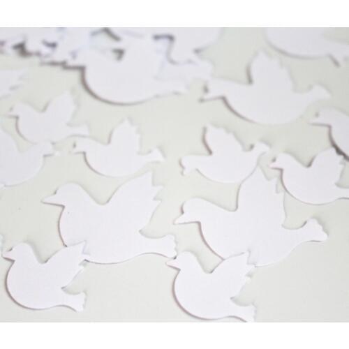 Baptism Decorations Christening Dove Table Confetti 100 CT white pigeon