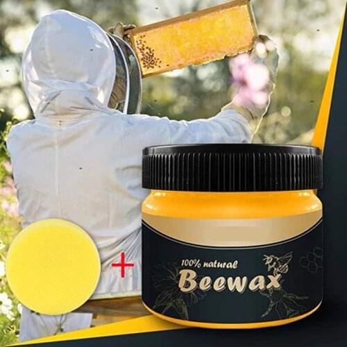 Wood Seasoning Beeswax Furniture Care Beeswax Wood Cleaner and Polish Wipes Non Toxic Home Cleaning Polishing Tool
