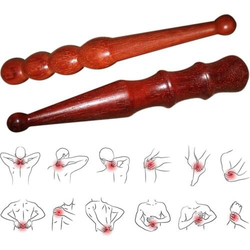 Long Wooden Spa Muscle Roller Stick Cellulite Blaster Deep Tissue Fascia Trigger Point Release Self Foot Body Massage Tools