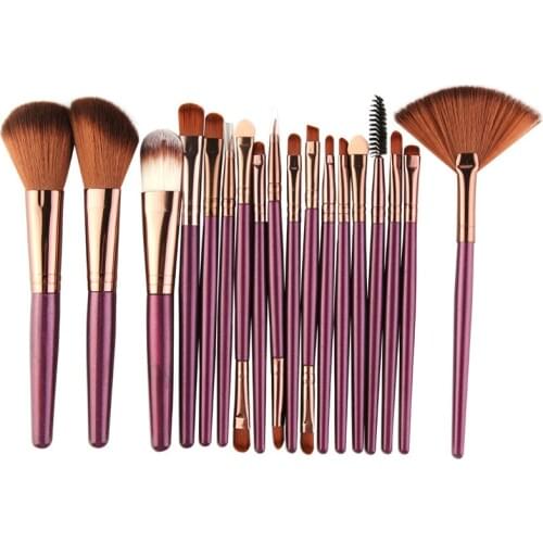 Beauty Tools 6/18/20Pcs Makeup Brushes Tool Set Cosmetic Powder Eye Shadow Foundation Blush Blending Beauty Make Up Brush