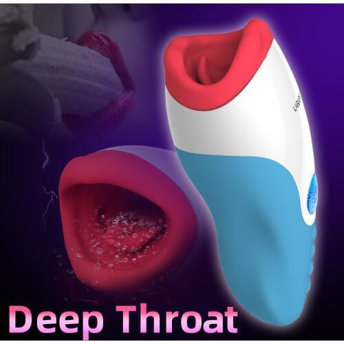 Leten Blowjob Male Masturbator Cup Deep Throat Oral Sex Interactive Masturbation Sex Machine Heating Sex Toys for Men