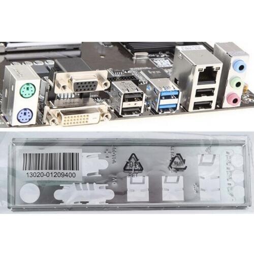 New I/O shield back plate of motherboard for PIO-B85M B85M-VIEW PAKER just shield backplate Free shipping