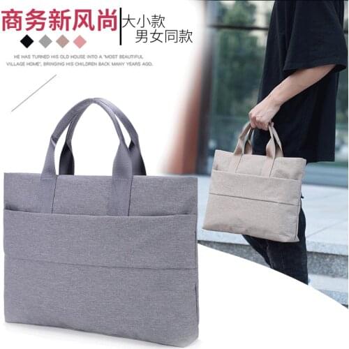 2021 New Mens Business Laptop Bag File Storage Bag Logo Custom Portable Briefcase