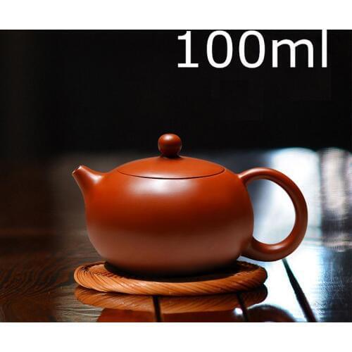 New Arrival Handmade Xi Shi Pot With Tea Infuser Teapot Red Clay Tetera 100ml Zhu Ni Porcelain Antique Chinese Ceramic Kettle