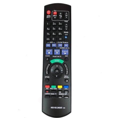 New For Panasonic N2QAYB000618 Genuine HDD DVD IR6 Recorder Remote Control DMR-HW100 DMR-HW100EBK N2QAYB000615