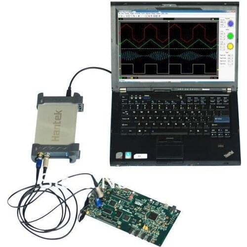 HANTEK 6022BE Bandwidth 20MHz Sampling rate 48M double channel oscilloscope NTEK Economic oscilloscope