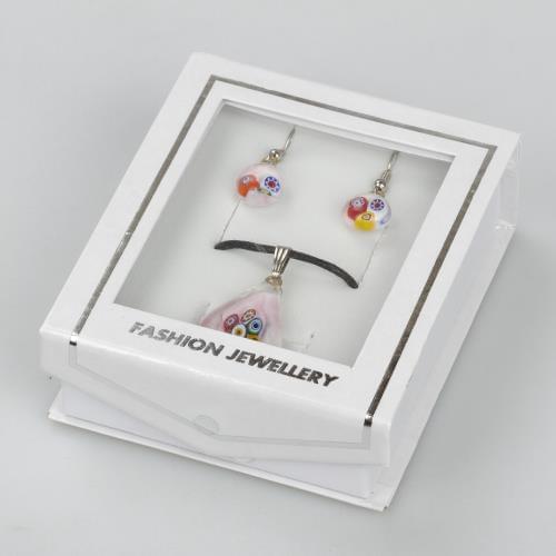 Glass Set Necklace