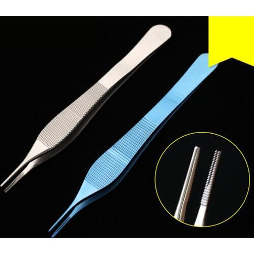 Medical tissue forceps titanium alloy stainless steel Instruments and tools for nasal plastic surgery 12cm Cartilage tweezers