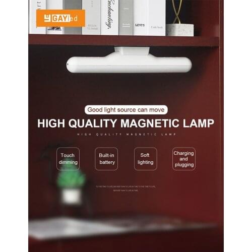 Rectangle Led Lamp Night Lamp Eye Protection Lamp Magnetic Absorption Reading Learning Lamp Cool Charging Lamp Simple Desk Lamp