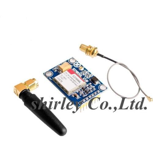 SIM800L V2.0 5V Wireless GSM GPRS MODULE Quad-Band W/ Antenna Cable Cap Power Cables