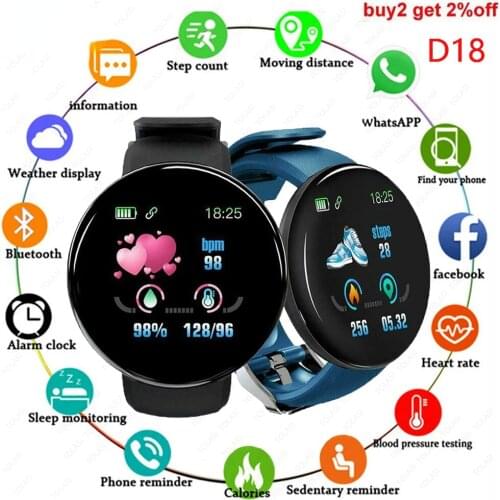 Smart Watch Men Blood Pressure Smartwatch Women Waterproof Sport Heart Rate Fitness Tracker Watches for Android IOS Smart Clock