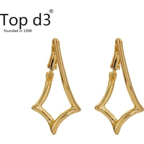 Top d3 Viennois Group earrings for women new design high quality earrings 24K Dubai Gold Earrings Russian Earrings for girl