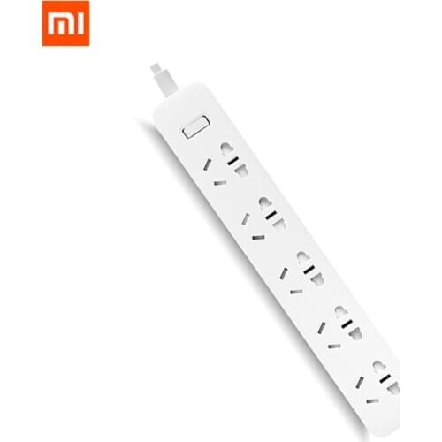 Xiaomi Mi 5 Power Sockets Smart Power Strip Plug Intelligent Electrical Power Adapter Independent Safety Door with Nonslip Mats
